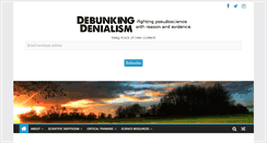 Desktop Screenshot of debunkingdenialism.com